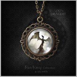 Medalion Shadow Dragon - romantyczny