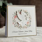 Ręcznie robione zaproszenia komunijne wzór 48B - Ręcznie robione zaproszenia komunijne