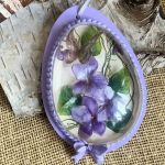 116- wielkanoc, jajko z fiołkami - 116- wielkanoc, jajko z fiołkami