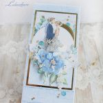 Kartka ślubna pamiątka "BlueAlmonds 1" GOTOWA - 