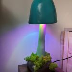 Podświetlany grzybek- lampka "Turkusik"  - 3