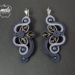 ~mela~kolczyki sutasz FILONES szare - 