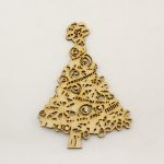 Choinka ażurowa #3 - dekoracje świąteczne - 