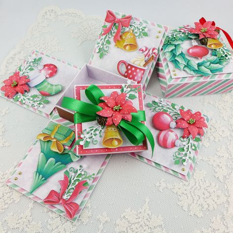 Exploding box na Boże Narodzenie