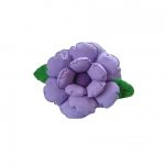 Poduszka ozdobna kwiat jasny fiolet - Poduszka kwiatek