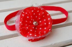 Opaska niemowlęca - "Biedroneczki są w kropeczki"