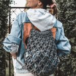 Makramowy plecak handmade - Mimo jego funkcjonalności pozostaje w stylu boho