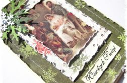 Kartka świąteczna ze stajenką