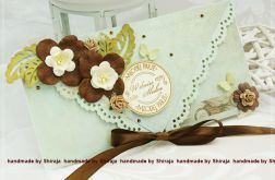 Kopertówka z okazji ślubu- pistacja z czekoladą