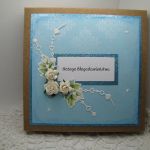 Kartka na chrzest dla chłopca w pudełku 02 - 