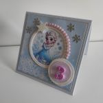 Kartka urodzinowa Kraina lodu Elsa handmade 3 - Kartka urodzinowa Elsa 2