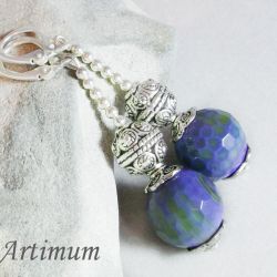 DJAMILA -agat fiołkowo -oliwkowy