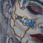 Obraz akryl na płótnie GOLD - prezent dla kobiety