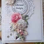 Kartka na Chrzest dla dziewczynki w pudełku - Centralnie