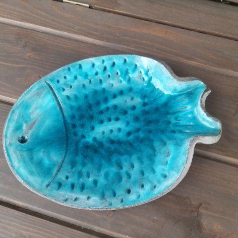 Patera ryba - ceramika