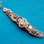 Bransoletka  Beż & Marsala - 