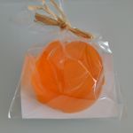 Naturalne mydło glicerynowe - pomarańczowa róża - 