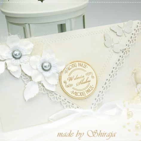 Kopertówka z okazji ślubu- delikatność poranka