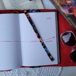 Wodoodporne etui na książkę/notes: folk łowicki - 