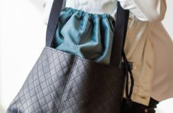 Pikowana torba z kominem do wózka