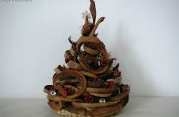 Kryształowa choinka z gwiazdą