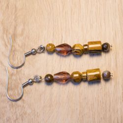 kolczyki tygrysie oko 