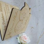 Kartka na ślub - pamiątka ślubna - widok z góry