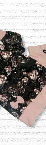 Komplet Bluza i Spodnie r.68 i 74. Motylki