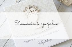 Zaproszenia komunijne dla Pani Iwony