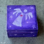 Fioletowy anioł - pudełko małe - 