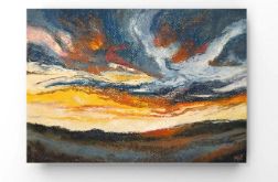 Niebo-praca pastelami suchymi