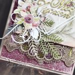 Moc życzeń - peonie w ramce - Peonie - detal II