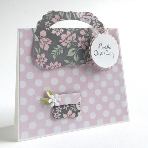 TOREBKA kartka pamiątka chrztu #1