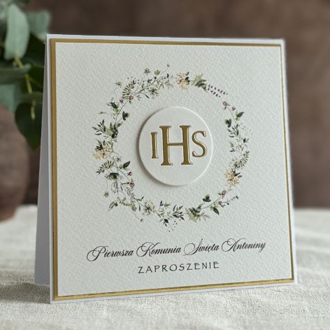 Ręcznie robione zaproszenia komunijne, 18