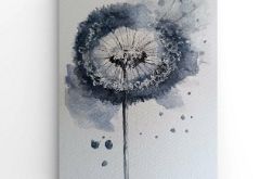 Dmuchawiec-akwarela formatu 18/12,5 cm