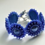 Bransoletka niebieska z koralików - bransoletka to doskonały prezent dla siebie lub bliskiej osoby
