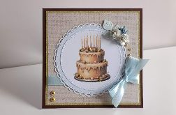 Kartka na urodziny tort 1