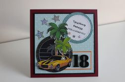 Kartka urodzinowa 18 osiemnastka