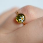 Pierścionek z niezapominajką - 