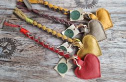 Zabawka dla psa, czerwone serce, Zabawka ze skóry naturalnej, szarpak, akcesoria dla psa 3