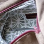 Patchworkowy plecak z klapą panterka - 