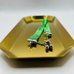 BRANSOLETKA ZIELONA HANDMADE Z KORALIKÓW MIYUKI :) - Zapięcie przesuwane