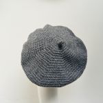 Klasyczny beret francuski z antenką i kokardą - beret francuski