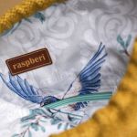 Miodowy duży workoplecak z plecionki - 