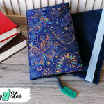 Otulacz / etui na książkę ~ motyle etno - 