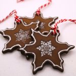 Ceramiczny pierniczek śnieżynka - 