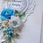 Kartka na Chrzest dla chłopczyka do pudełka - Przyblizenie