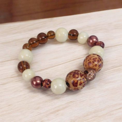 Bransoletka na gumce panterka