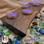 Świecznik drewniany buk organiczny DeepWax, Sue Ellen No. 24 - 