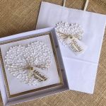 025,kartka na ślub w pudełku z kwiatowym sercem i torebką - 025,kartka na ślub w pudełku z kwiatowym sercem i torebką